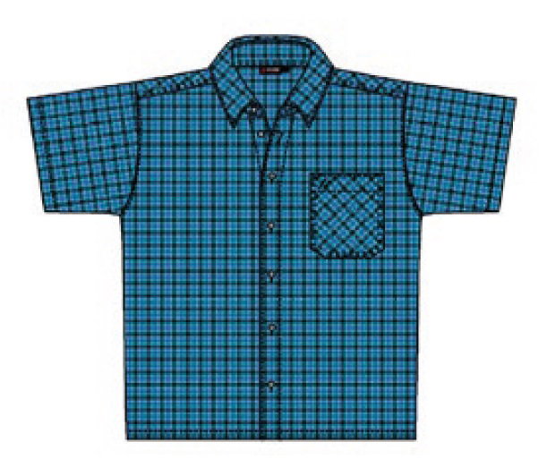 Maier Sports Travel/Hiking Shirt Claas blue/navy blue Men